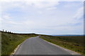 SE0332 : Lonely moorland road across Nab hill. by steven ruffles