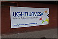 SE3321 : Lightwaves Leisure Centre sign by Geographer