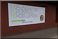 SE3321 : Wakefield College sign by Geographer