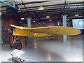 View of a Bleriot XXVII in Hangar 2 of the RAF Museum