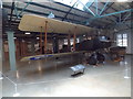 View of an Avro 504K in Hangar 2 in the RAF Museum