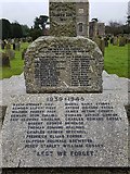TM3698 : Names of the fallen on the Loddon war memorial by Helen Steed