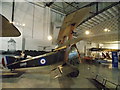 View of a Sopwith Triplane C/N in the RAF Museum