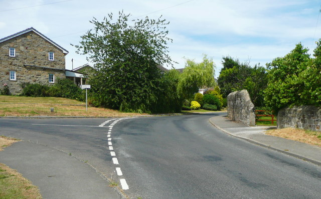 Church Hill at Crag Lane, North Rigton