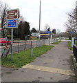 National Cycle Network route 49 directions sign, Henllys Way, Cwmbran