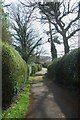 Access lane to Holy Trinity Church, Trimpley, Worcs