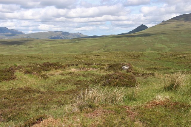 Moorland above Loch Coulside