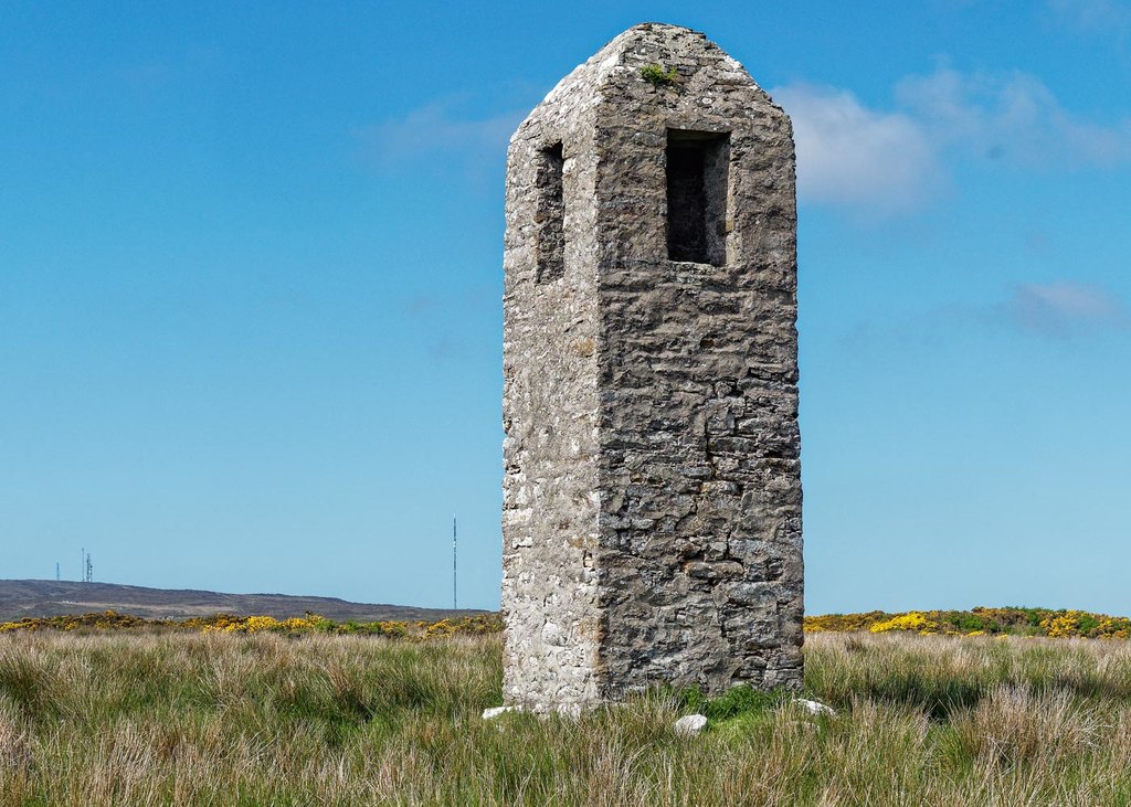 Stone Bell Tower cloudy