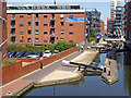 Canalside apartments in Birmingham