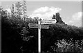 Signpost, The Street, Stanton St Quintin, Wiltshire 2013