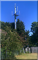 TG3310 : Telecommunications Mast at Plantation Park Football Ground by Geographer