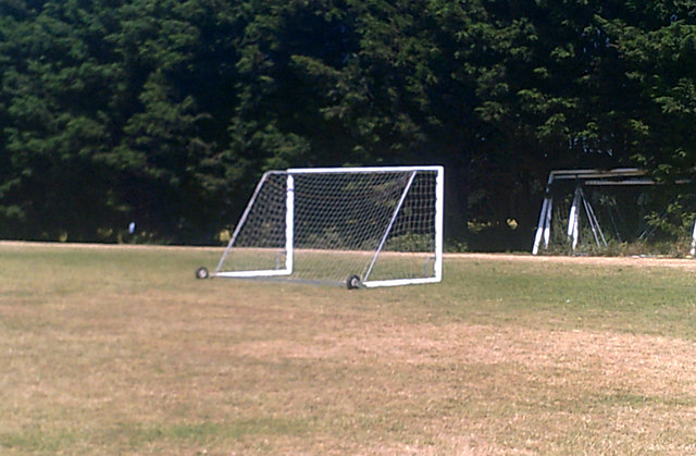 Five-a-side Goal at Plantation Park... © Geographer cc-by-sa/2.0 :: Geograph Britain and Ireland