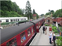 NZ8301 : Goathland Railway Station by Andrew Curtis