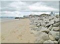 SJ3194 : New Brighton, sea defences by Mike Faherty