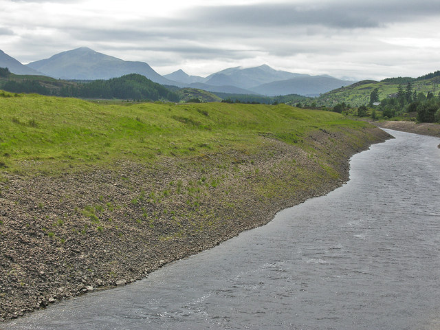 Looking down the River Spean