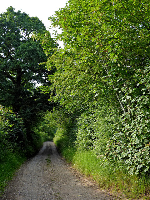 Farm Road and bridleway south-west of Brewood, Staffordshire