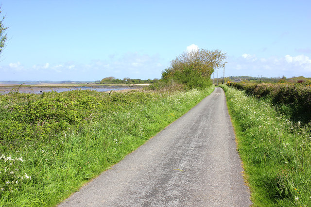 The Wales Coast Path near Saron
