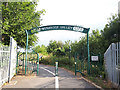 Entrance to Primrose Valley Park