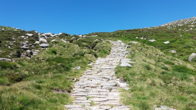 Nearly up on the Lochnagar ridge
