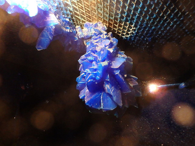 Yorkshire Sculpture Park:  copper sulphate crystals