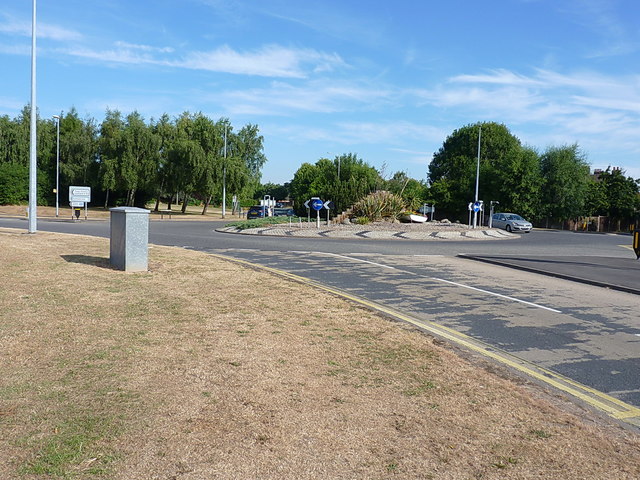 Roundabout on Tamworth Road Richard Law Geograph Britain and