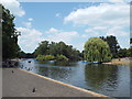 TQ2782 : Boating lake in Regent's Park by Malc McDonald
