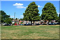 View across the green, Nether Heyford