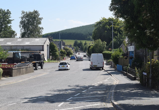 Looking Down Commercial Road, Insch… © Bill Harrison :: Geograph 