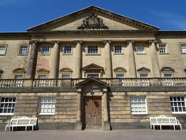 Columns and pediment, Nostell Priory