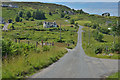 The road through Mallaig Bheag