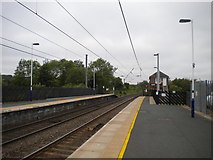 NU2311 : North end of Alnmouth station by Richard Vince