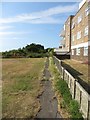 Footpath, Eastcliff Sports Ground - entrance