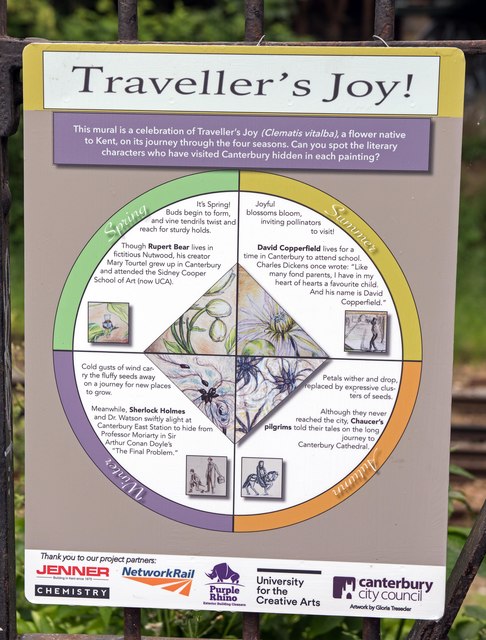 Traveller's Joy - Canterbury East Station - June 2018 (2)