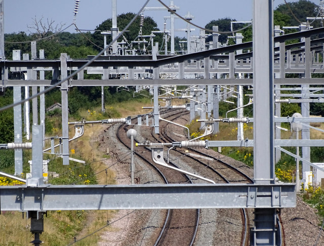 Another view of lineside infrastructure, Great Western main line, Shrivenham