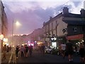 Bournemouth: flare smoke in Old Christchurch Road