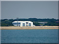 SZ5898 : Building next to Browndown Battery, Stokes Bay by Chris Allen