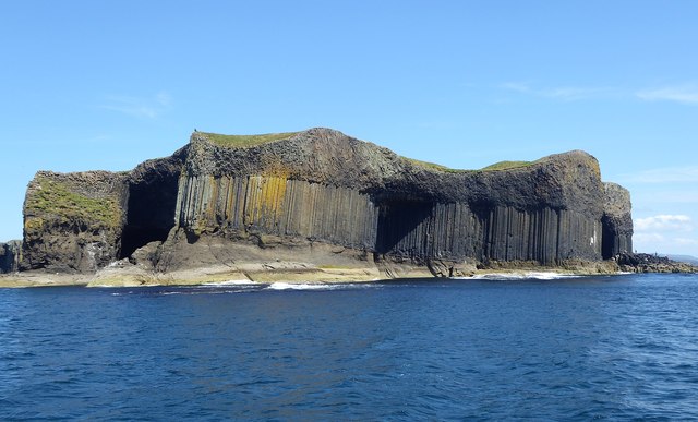 The southern coast of Staffa, with the Great Face