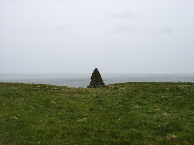 Cairn beside St Mary's chapel, Crosskirk