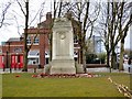 SJ8298 : War Memorial in Albert Bentley Place by Gerald England