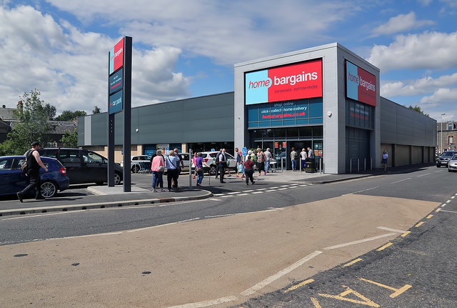 The Home Bargains Store in Galashiels