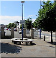 Circular bench around a lamppost, Phoenix Street, Plymouth