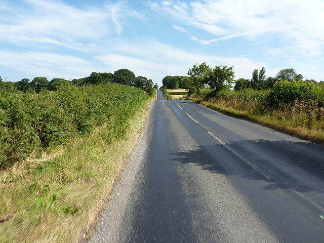 The road up Rangemore Hill