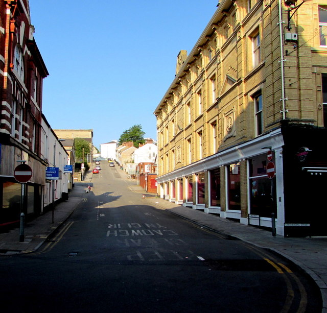 From shadow to sunshine, Hill Street, Newport