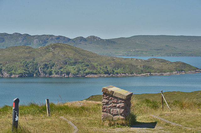 View over Loch Ewe from the viewpoint
