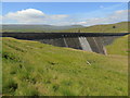 SE0476 : Dam Wall holding back the Waters of Angram Reservoir by Chris Heaton