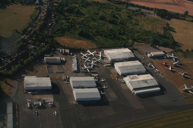 Museum, Coventry Airport, Baginton: aerial 2018 (2)