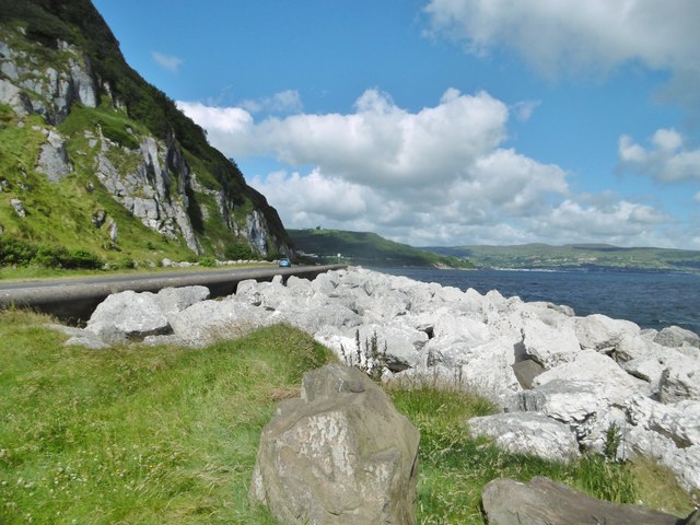 Glenarm, sea defences