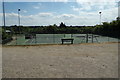 TM3977 : Halesworth Tennis Courts by Geographer