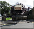 Direction sign at the eastern end of Robert Street, Milford Haven