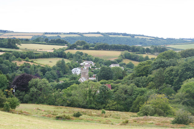 Parracombe: view from Churchtown